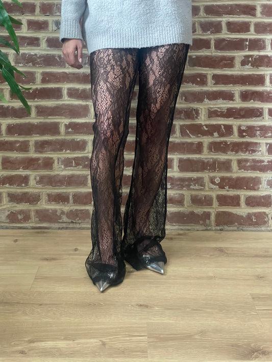 Lace Black Pant